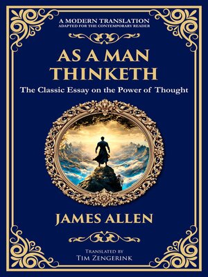 cover image of As a Man Thinketh--The Original 1902 Classic